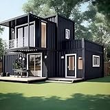 Two Story Tiny House, Flat-Pack House, Two-Story Tiny House, Prefabricated Dwelling with Aesthetic Appeal, Modern Design for Small Spaces, Self-Assembly Home for Easy Setup