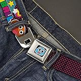 Buckle-Down Seatbelt Belt - GUMBALL Gumball & Darwin Multi Color Collage - 1.0" Wide - 20-36 Inches in Length