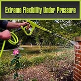 Flexzilla Pressure Washer Hose with M22 Fittings, 1/4 in. x 50 ft., ZillaGreen - HFZPW3450M-E