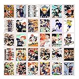 SMMUSEN Gift Sets for Fans,Including Anime Haikyuu Drawstring Backpack, 1Pcs Bracelets, 1Pcs Lanyard, 2Pcs Keychains, 4Pcs Button Pins, 30Pcs Lomo Cards, 50Pcs Haikyuu Stickers