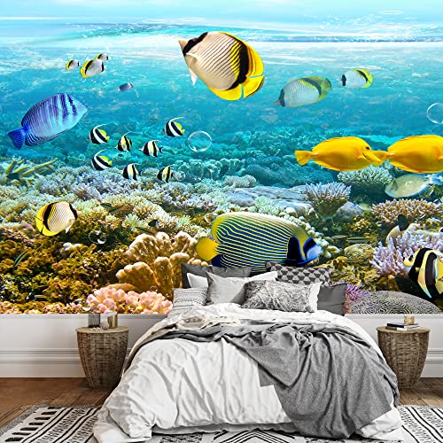 wall26 Wall Mural The Beautiful Undersea World Removable Self-Adhesive Large Wallpaper - 100x144 inches