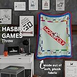 Franco Hasbro Games Monopoly Bedding Super Soft Micro Raschel Throw, 46 in x 60 in, (Official Licensed Product) Collectibles