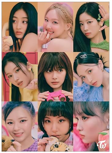 K-POP Idol Group High end 12 Poster & 1 Sticker Set (All A3 Size) (Twice)