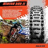 MAXXIS Minion DHR II - Dual Compound - 20, 24, 26, 27.5, 29 - EXO - E25 Rating, Tubeless | Excellent Braking and Cornering Traction in Steep Terrain, Size 26x2.30 - EXO, E25