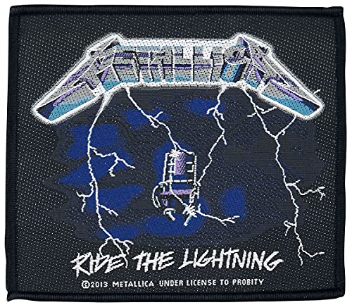 Metallica Men's Ride The Lightning Woven Patch Multi