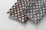 Pre Quilted Diamond Cotton Fabric by The Yard Single Face 44" Wide, Making for Padded Jacket, Interlinings Fabric (Baby Sheep Gray)