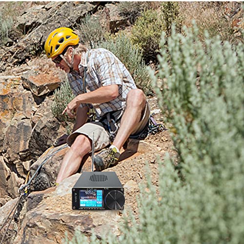 ATS25 Full Band Radio Receiver RDS MW SW SSB DSP Max Si4732 Radio Receiver FM AM 2.4 Inch Touch Screen Portable Built in Battery - (Style: A)