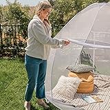 Even Naturals Luxury Mosquito Net Pop Up Tent, Large - for Twin to Queen Size Bed Tent - Mosquito Netting for Camping - Bug Net - Canopy Outdoor, Bed Tent - Insect Screen - Ultralight, Folding Design