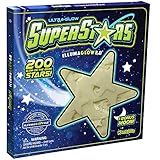 Glow in The Dark Stars for Ceiling - Includes Installation Putty, Bonus Moon and Star Constellation Guide, Only Glow Stars Powered by Illumaglow2.0