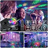 Party Lights Dj Disco Ball Light, LED Stage Strobe Lights Sound Activated with Remote Control for Xmas Club Bar Parties Holiday Christmas Birthday Wedding Home Decoration