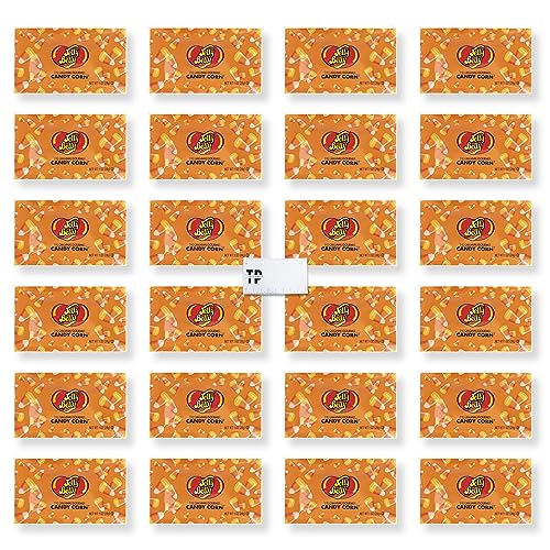Jelly Belly Candy Corn | 24 Count Pack | 1oz Bags | Perfect size for Halloween, Trick or Treat, or Party Favors | GLUTEN FREE | FAT FREE | KOSHER | (24 PACK) |
