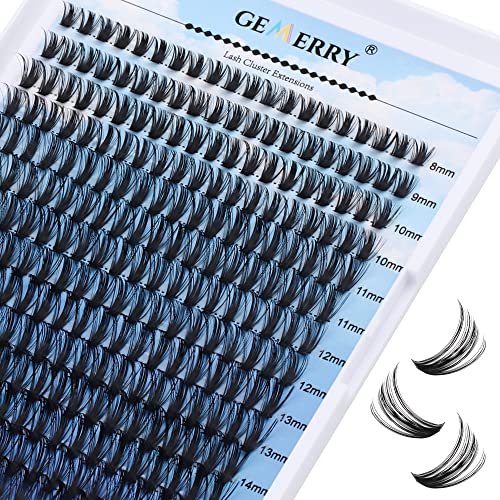 Lash Clusters 280pcs Large Tray 0.07mm 50P D Curl Mix 8-16mm Individual Lashes Soft&Fluffy Cluster Lashes Mink Individual Lashes Cluster Mixed Tray Lash Extension Clusters By GEMERRY