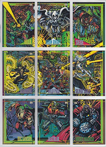 1993 Marvel Universe Series IV Base Set of 180 Cards NM/M Spider-Man, X-Men