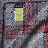 PENDLETON, Eco-Wise Washable Wool Blanket, Queen, Camp Plaid