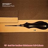 OWDEN Professional Edge beveler for leather craft (1#), Leather tool.