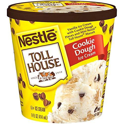 Nestle, Toll House Cookie Dough Ice Cream, Pint (8 Count)