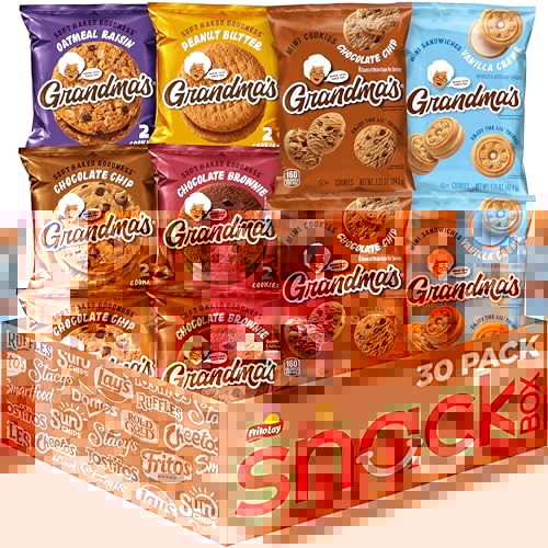 Grandma's Cookies, Variety Pack, (Pack of 30)