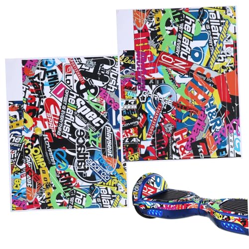 Self-Balancing Electric Scooter Skin Decal Sticker for 6.5 Inch | Durable PVC Protective Cover | Stylish Design for Kids and Adults | Easy Application and Universal Fit