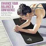 Kinesis Yoga Knee Pad Cushion - Extra Thick 1 inch (25mm) for Pain Free Yoga - Includes Breathable Mesh Bag for Easy Travel and Storage (Does Not Include Yoga Mat)