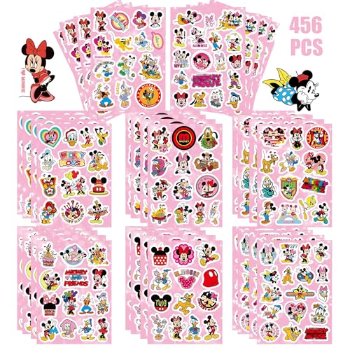 Mouse Stickers, Scrapbooking, 32 Different Sheets, Teacher Reward Stickers Prizes, Mouse Themed Birthday Party Favors Supplies (32 Pack)，Recommended Age 18 (A)