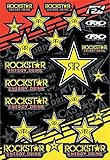 Factory Effex Sponsor Logo Sticker Sheet Rockstar Energy Sticker Sheet