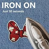 Kawaii Cartoon Iron On Patches, Cute Decor Patches for Backpacks, Embroidery Applique Aesthetic Stuff for Clothing, Jackets, Jeans, Hats (Cute11 16 Pcs)