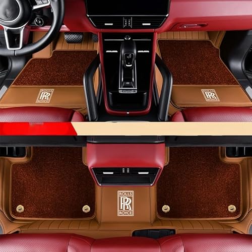 High-end Craftsmanship Car Floor Mat for Rolls-Royce Ghost Extended Wheelbase(without fridge) 2021 2022 2023 2024 2025, Automobile Exclusive Customization Floor Mat, Luxurious Texture Automotive Mat