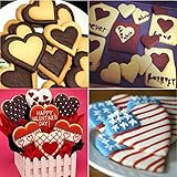 BakingWorld Heart Cookie Cutter Set,9 Piece Heart Shapes Stainless Steel Cookie Cutters Mold for Cakes Biscuits and Sandwiches,0.98"/1.45"/1.57"/1.96"/2.04"/2.32"/2.75"/3.18"/3.74" Assorted Sizes