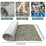 HZCHIONE EVA Foam Boat Flooring 94.48x35.43 in, Camo Boat Decking Marine Mat Carpet for Boats Non Slip Sea Deck Boat Flooring for Swim Platform Console Self-Adhesive (Jungle Camo)