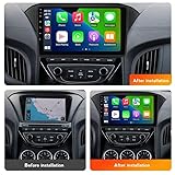 8+256GB 8Core Radio for Hyundai Genesis/Rohens Coupe 2013-2016 Stereo Dash Kit Car GPS Navigation,9" IPS Touch Screen Head Unit with Car-Play & Android Auto/SWC/DSP/Rear View