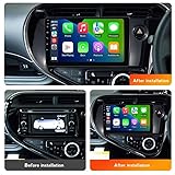 Radio for Toyota Aqua Prius - Android 13 Stereo for Toyota Aqua Prius C 2018-2020 IPS Touch Screen Built-in Car-Play Android Auto/GPS Navigation/5G WiFi/FM/SWC/AHD Camera