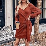 Vestidos De Otoño para Mujer 2023 Long Sleeve Midi Dress Fall Fall Shirts for Women 2023 Womens Cardigans Fall Maternity Dresses Fall and Winter Long Sleeve Long Dress Fall