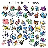 Pounchi Retro Video Game Stickers (50Pcs Large Size) Aesthetic Vinyl Kawaii Cute Stickers Gifts Party Supplies Laptop Water Bottle Skateboard Stickers for Teens