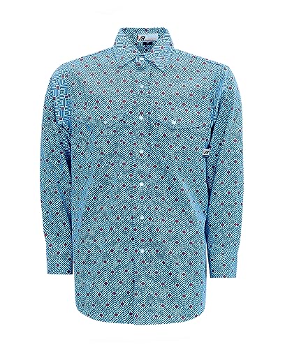 VATRENUS FR Shirts for Men Print Plaid 6.5oz Flame Resistant 100% Cotton Men's Pre-Washed Fire Retardant Work Shirt