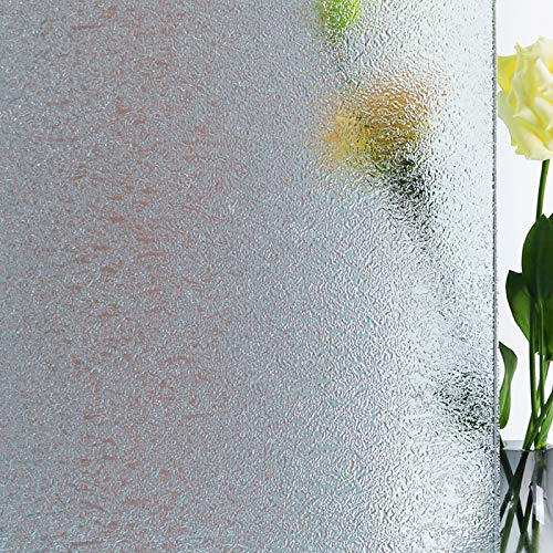 Privacy Window Film,Decorative Glass Door Film,Static Cling Window Tint,No Glue Removable Anti UV for Home and Office Decoration,23.6 inches by 118 inches
