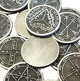 King Solomon's 44 Pentacle Metal Coin Talismans Set All The Planetary Seals from The Key of Solomon