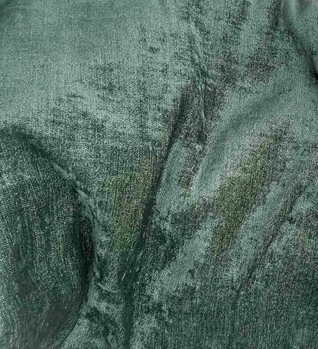 Forest Chenille Soft Velvet Fabric Cut by The Yard, 118 Inch. in Width, Ideal Material for Upholstery Coaches and Chairs, Drapery, Pillows, Slipcovers, Tablecloths, Sewing, Arts & Crafts Etc