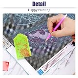 BOHADIY DIY 5D Diamond Painting Kits for Adults Diamond Art Large Size Tree of Life Abstract Tree Landscape Full Drill Crystal Rhinestone Embroidery Craft Kits for Home Wall Decor, 27.5X15.7 Inch