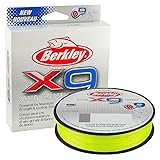 Berkley x9 Braid Superline, Low-Vis Green, 15lb test | 31 lbC | 14.2kg, 328yd | 300m Fishing Line, Suitable for Freshwater and Saltwater Environments